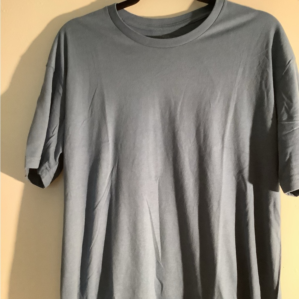 #14 Crew Neck T-Shirt, bluish grey